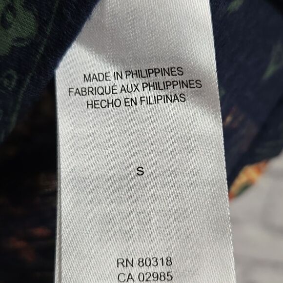 Lucky Brand Persian Carpet Graphic Scoop Neck Short Sleeve Tee Casual Knit Shirt - Picture 9 of 12